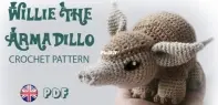 Kolchak Boutique - My Best Patterns Shop - Tatiana / Tatyana Kolchak - Willie the Armadillo