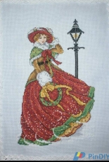 Girl in red by Joan Elliot