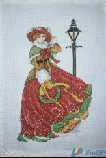 Girl in red by Joan Elliot