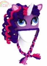 Briabby HandMade-Joni Memmott-Unicorn Hat Pony Hat-English-French-German-Spanish
