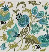Winter Tapestry Pillow by Marie Barber from Just Cross Stitch Jan/Feb 2014