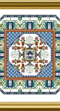 Chatelaine - Cordoba Patio Mandala SD049 by Martina Rosenberg-Weber