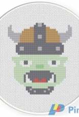 Daily Cross Stitch - Orc Guy