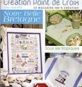 Création Point de Croix-N°40-Juillet/Aout 2014
