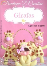 Boutique DCaroline-Girafas (Felting Giraffes) Portuguese