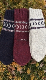 Reflecting Light Mittens by Fibretown Designs-Free