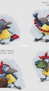 Funny Stitch - Almost Ideal Crow by Lena Zachyotkina / Zachetkina SAGA