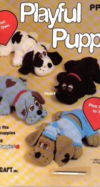Millcraft PPB-5 - Crochet Your Own Playful Pound Puppy Plus Outfits to Wear
