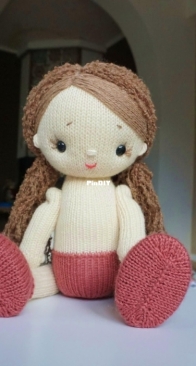Knitted Dolls - Polushka Bunny - Spanish