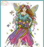 Springtime Fairy by Joan Elliott from The World of Cross Stitching TWOCS 213 XSD