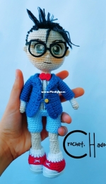 Amigurumi doll boy