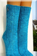 MondKristall Socks by Micha Klein/Wolletraum-Eng,German-Free