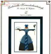 Liebevolle Kreuzstichentwurfe B-140-10 - Lulu Belle beim Karneval