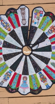 Designs by Juju -  Nutcracker Tree Skirt - Machine Embroidery Files