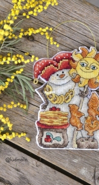 Snowman Maslyanichny by ludmoin / Людмила Ойнонен