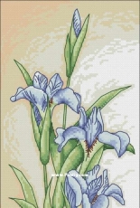 Coricamo GC 4831 Azure Irises