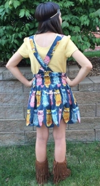 Simple Life Pattern Company - Mattie’s Scalloped Suspender Skirt -  Sizes 2T-12 Years