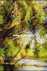 Art-goblen S. Nedelcheva The Old Willow / С.Неделчева Старата върба