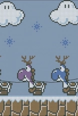 Christmas Mario by CrazyStitch
