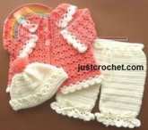 Just Crochet - Heather Davidson - FJC04 Three Piece Set