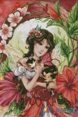 HAED HAEMD 14425 Hibiscus Fairy by Meredith Dillman