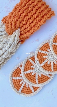 Own Style DIY - Silvia Conejo - Orange Make-up Remover Pads and Headband - Discos desmaquillantes y Diadema Naranja - Spanish