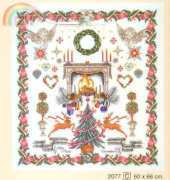 Thea Gouverneur 2077 Christmas Sampler / Kerst Merklap