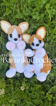 Barunka Crochet - Crochet by Daduska - Daniella Baluchová - Corgi Lovey