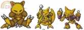 Pokemon -> Abra - Kadabra - Alakazam- Mega Alakazam