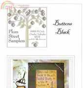 Plum Street Samplers - Buttons Black