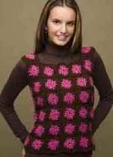Lion Brand Yarn -  60380 Wool Ease Squares Vest - Free