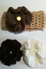 headband with interchangeable flower
