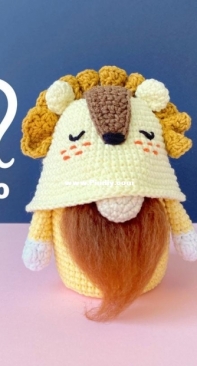 Happy Dolls Handmade - Julia Negovorina - Leo Zodiac Gnome