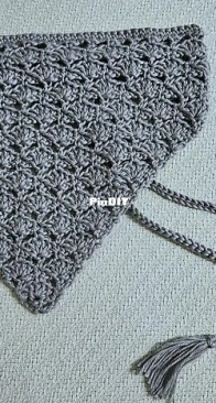 Busting Stitches- Stacey Williams - Yellow Crochet Bandana Headband - Free