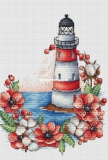Lighthouse with Poppies - Svetlana Sichkar