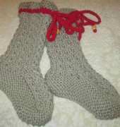 knitted slippers