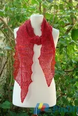 Briochette Scarf by Arlenes World of Lace-Eng.,German-Free