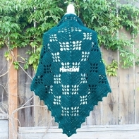 Crafting Each Day - Suzanne Carlson - Ivy Triangle Shawl