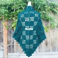 Crafting Each Day - Suzanne Carlson - Ivy Triangle Shawl