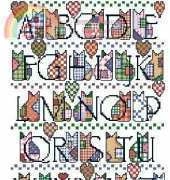 Cat Sampler ABC by Linda Coleman from Cross Country Stitching - Special Issue Spring 1997 - Alphabets PCS