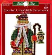 Holiday Time 93-329-W - St Nick Ornament
