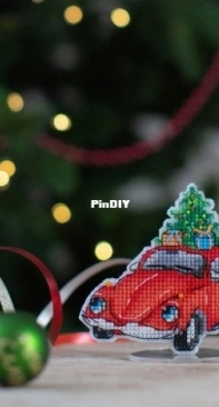 Red Car Ornament by Olga Antropova - Free