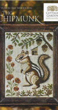 Cottage Garden Samplings - A Year In The Woods II #6 CGS-1131 The Chipmunk
