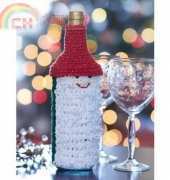 Bernat - Gnome for the holidays wine bottle cozy - Free