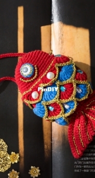 New Mommy Handmade DIY - Su Su Jie Jia - Susans Family - Fortune Earphone Pouch (Koi fish Style) - Free