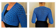 CroJennifer - Jennifer Smit - Beau Bolero - Size Small , Medium, Large ,XLarge and up - Dutch