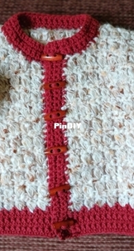 Baby jacket in autumn colours