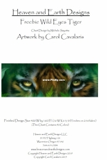 HAED Wild Eyes Tiger by Carol Cavalaris - Free
