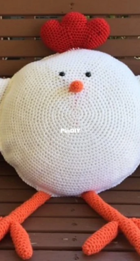 Sharpin Designs - Care Sharpin - Chicken Pillow