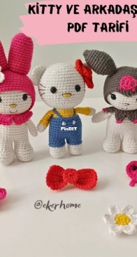 Ekerhome - Sibel Eker - Hello Kitty and her friends - Hello Kitty ve arkadaşları - Turkish